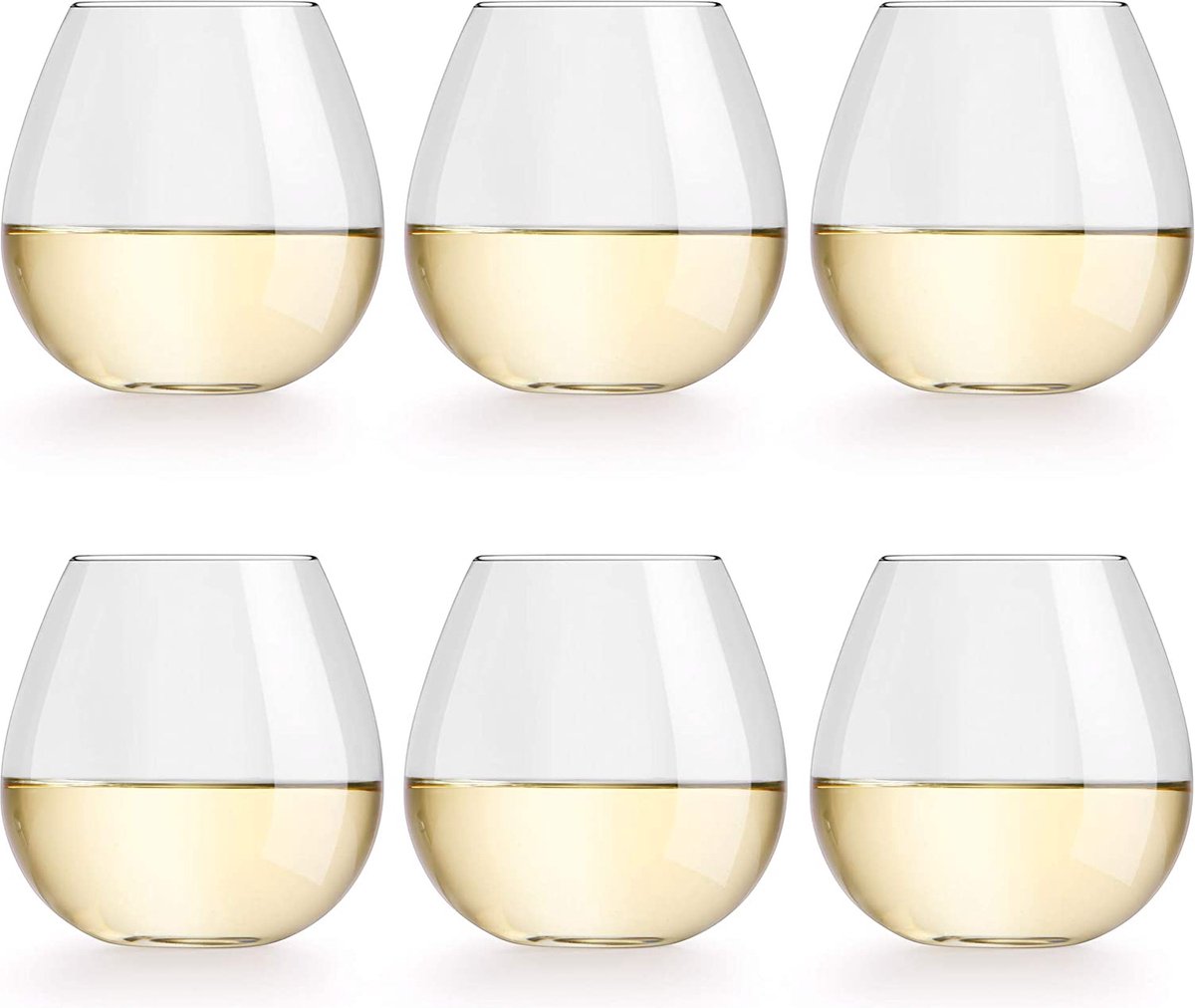 Luxe Wijnglazen set – kerst dineren tafelen – Wine Glass Set - Vaatwasserbestendig - Duurzaam Glas van Hoge Kwaliteit