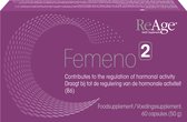 Supplément d'oestrogène Femeno 2 - Aide à la ménopause - 60 gélules - ReAge