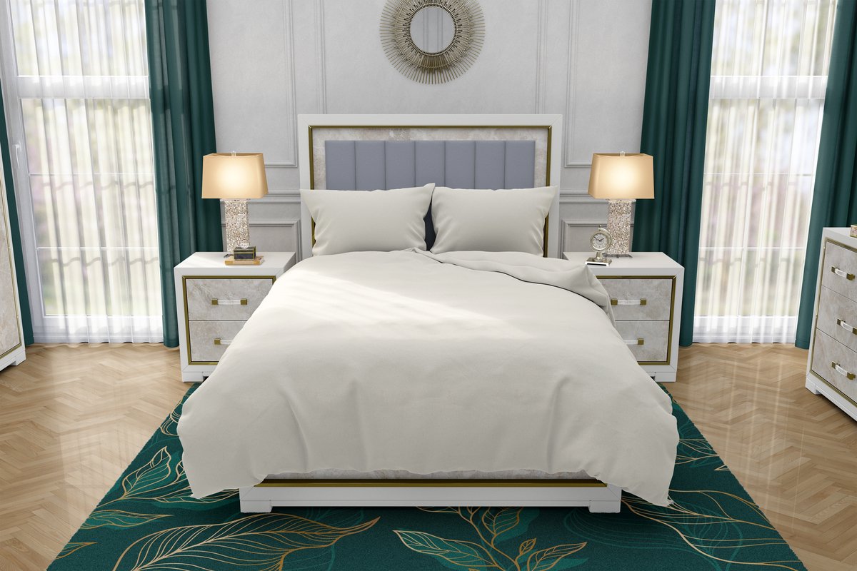 Zydante Swisstech Dekbedovertrek Set 200x200/220 + 2*60x70 cm - The Cotton Collection - Plain off white