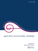 Lecture Notes in Pure and Applied Mathematics- Geometry and Complex Variables