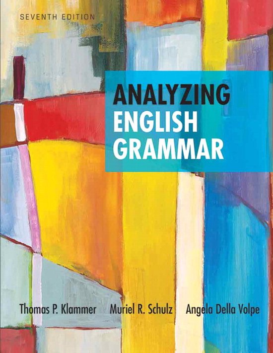 Analyzing English Grammar - cover