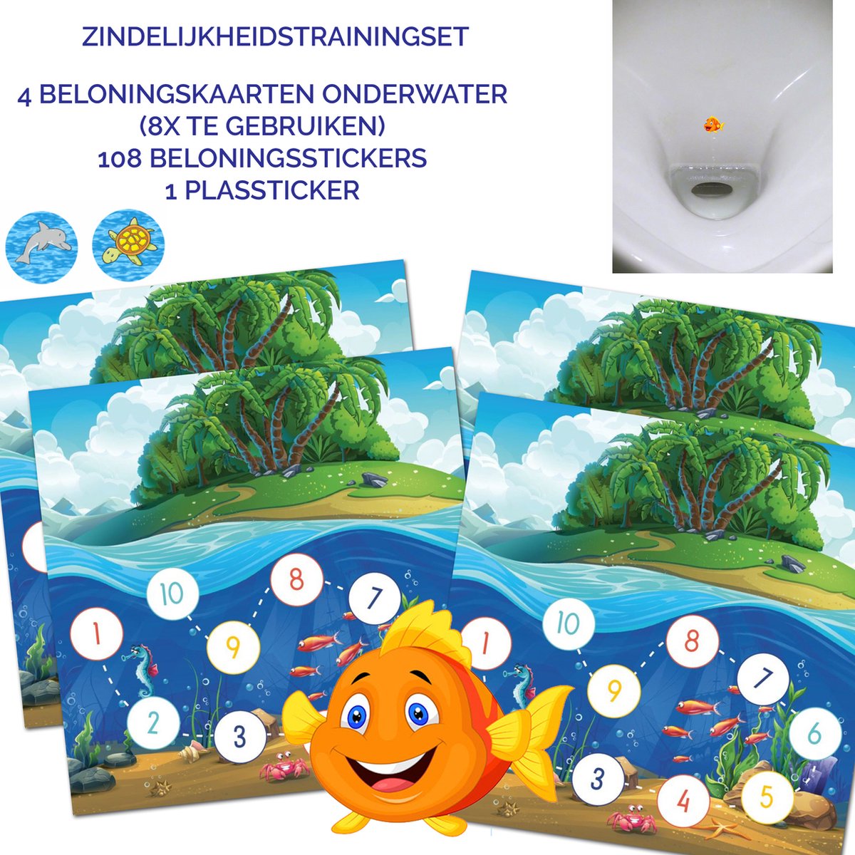 Goedkoopste Beloningssysteem Plassticker - 4 Beloningskaarten met 108 Grotere Beloningsstickers en 1 Plassticker - Zindelijkheidstraining Kind - Op het Potje - Belonen met Stickers - Beloningssysteem Kinderen - Zindelijk Maken - Beloningssysteem Jongens