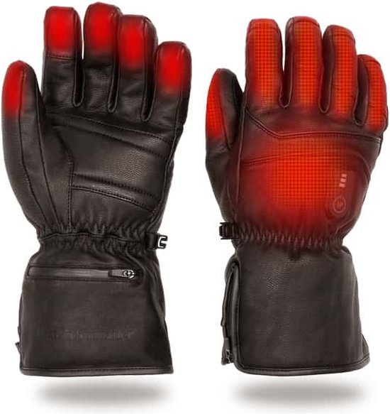 Verwarmde handschoenen HeatPerformance® TITAN - Oplaadbaar - 9 Uur lang warme handen - Geitenleer |