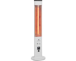 Klarstein Infraroodverwarming, Stralingsverwarming Voor Binnen, Infraroodverwarming, Veilige Elektrische Verwarming Met Kantelbeveiliging, Energiezuinige Verwarming Met Ip65, Terrasverwarmer, 1200 Watt