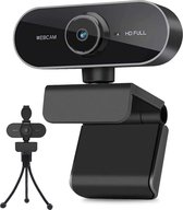 Bol.com iFoulki Full HD 1080P webcam met stereomicrofoon pc-camera voor videochatten en opnemen studeren conferenties webcam com... aanbieding