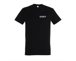 Security T-shirt - T-shirt zwart korte mouw - Maat 3XL