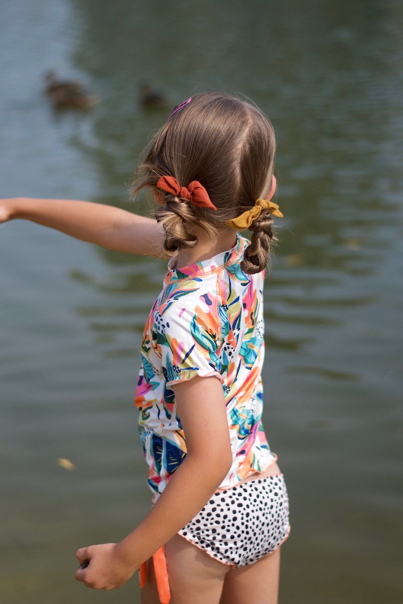 Ducksday - UV shirt - Zwemset - omkeerbare bikinibroek - voor meisjes - UPF 50+ - Tweedelig - sneldrogend - Moana — afbeelding 13