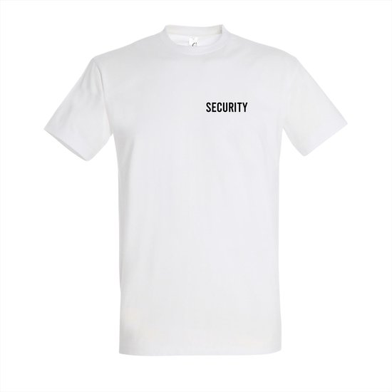 Security T-shirt - T-shirt wit korte mouw - Maat 3XL