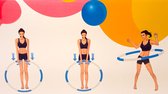 Aerobics- en Gymnastiekset - Zachte Hoelahoep + Springtouw - Maat en gewicht verstelbaar
