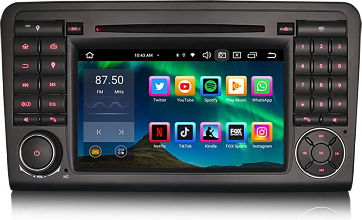 Mercedes ML et GL | Autoradio de Navigation de l' UE | Android 10 |  Bluetooth |... | bol