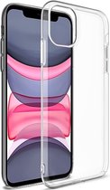 Apple iPhone 12 (12 pro) silicone back cover/Transparant hoesje