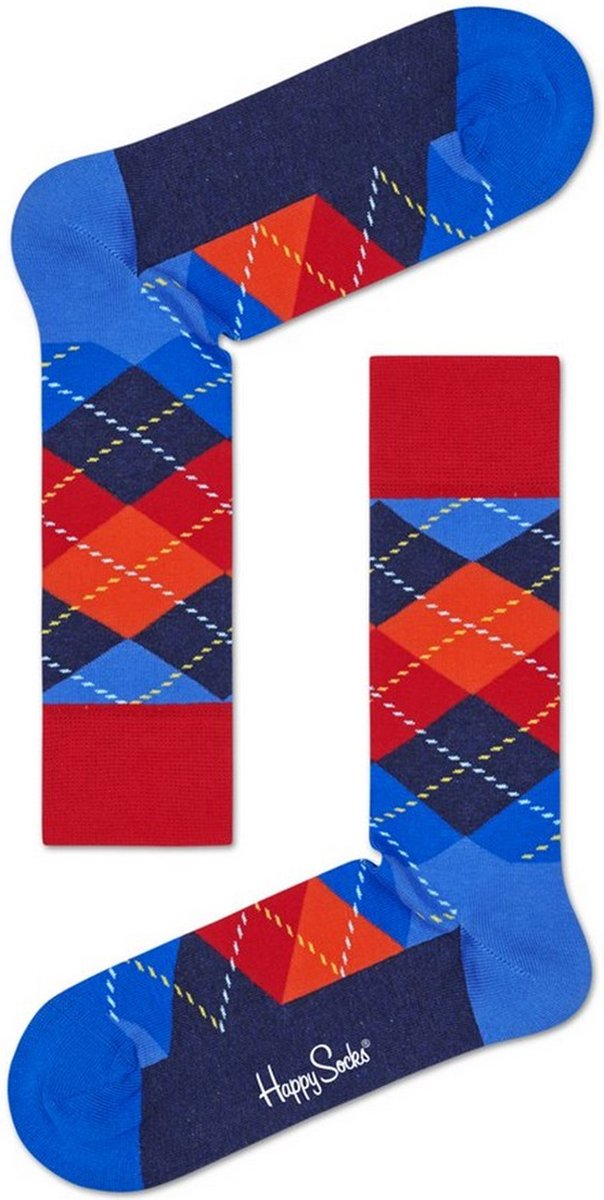 Happy Socks Argyle Socks - unisex sokken - Unisex - Maat: 36 - 40