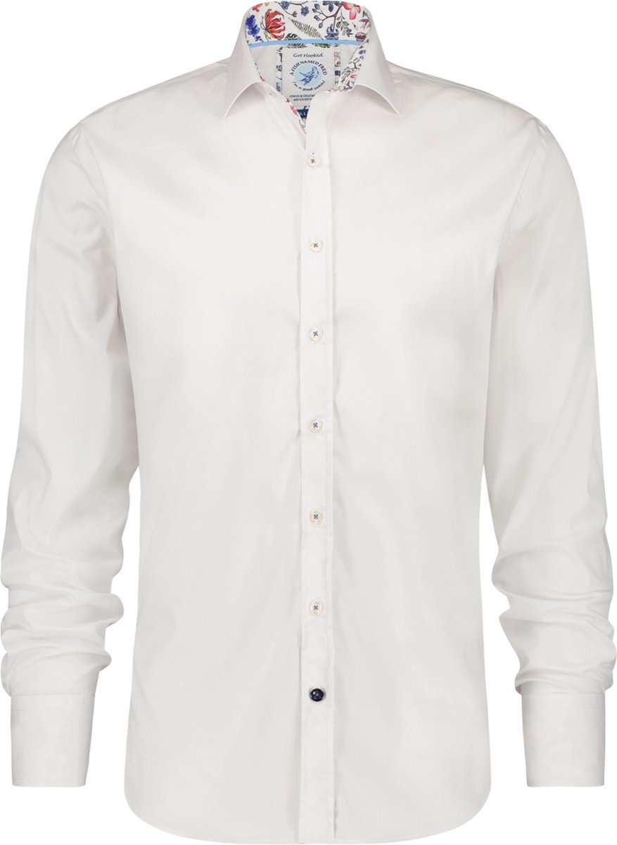 AFNF | Shirt powerstretch white timeless | Heren | White | | S