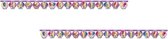 Amscan - Nickelodeon - Shimmer en Shine - Letterslinger - Happy Birthday banner - 200 Cm - Karton - 2 Stuks - Roze - Kinderfeest - Versiering - Verjaardag.