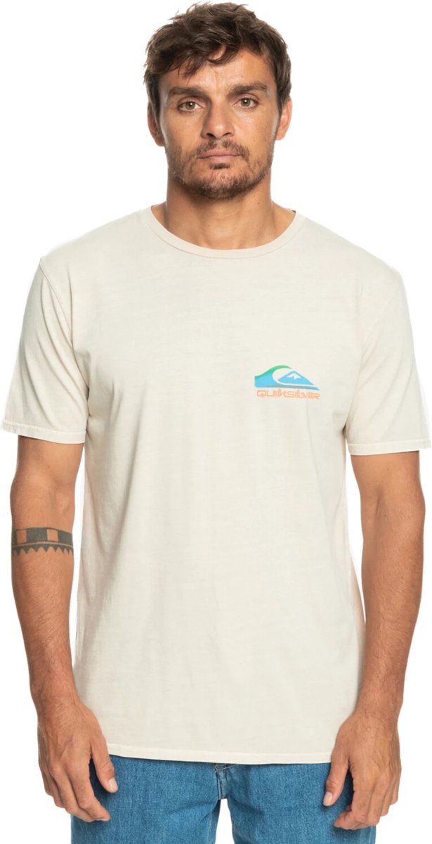Quiksilver Pastime Paradise Heren T-shirt Eqyzt07252-wdw0 Kleur Wit