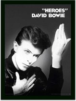 Affiche encadrée David Bowie Heroes 30x40cm