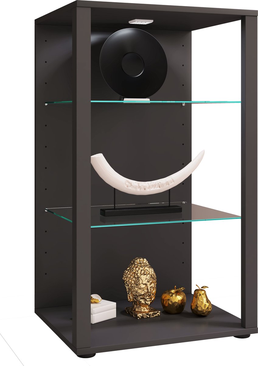 VCM Vitrine en bois vitrine Showcase Collection Sintalo Mirror Vitrine en  bois vitrine