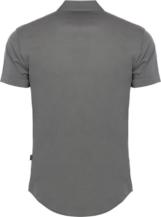 Chemise Grijs Manches Courtes Avec Stretch Carisma 9102 - XXL