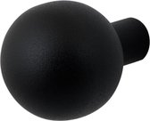 GPF Kogelknop 50mm vast incl. metaalschroef M10 zwart