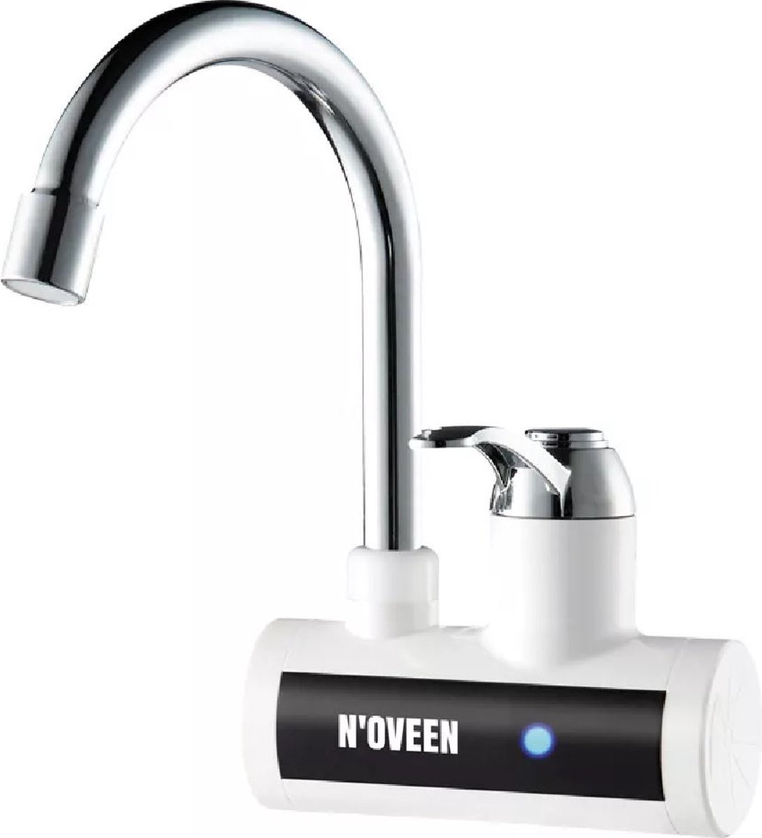 Noveen - Elektrische Doorstroomboiler – Doorstroomverwarmer – Met Kraan – Verwarmt tot 60 Graden - Elektrisch Verwarmde Kraan – IWH150