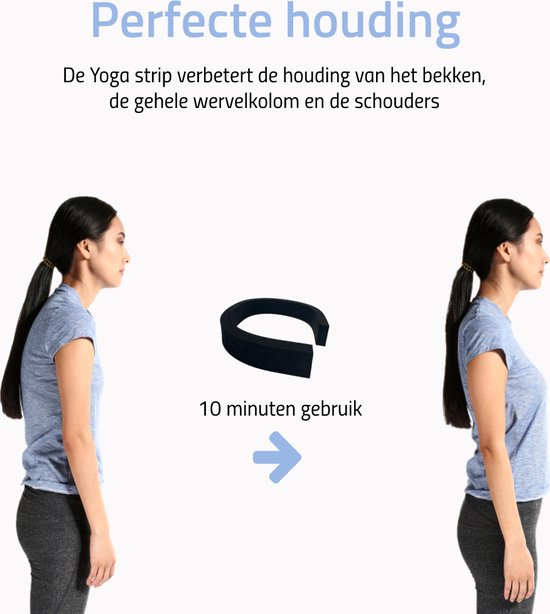 Yoga Strip - Yoga Strip - Yoga Stripje - Critical Alignment Strip - Houding Corrector - Houding Correctie - Back Stretcher - Rug Stretcher - Schouder Stretcher- Verminderd Pijn - Merkloos