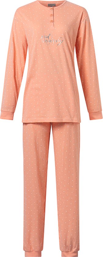 Dames Pyjama Katoen - Coral - Maat XL