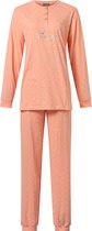 Dames Pyjama Katoen - Coral - Maat XL