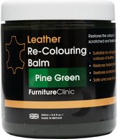 Leer Balsem - Kleur: Dennen Groen / Pine Green - Herstel en Beschermen van Versleten Leer en Lederwaar – Leather Re-Colouring Balm