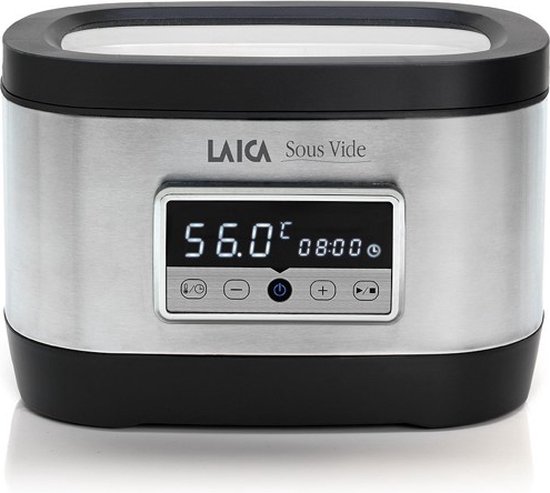 Laica SVC200 Sous Vide waterkoker voor vacuüm koken op lage temperatuur, roestvrij staal