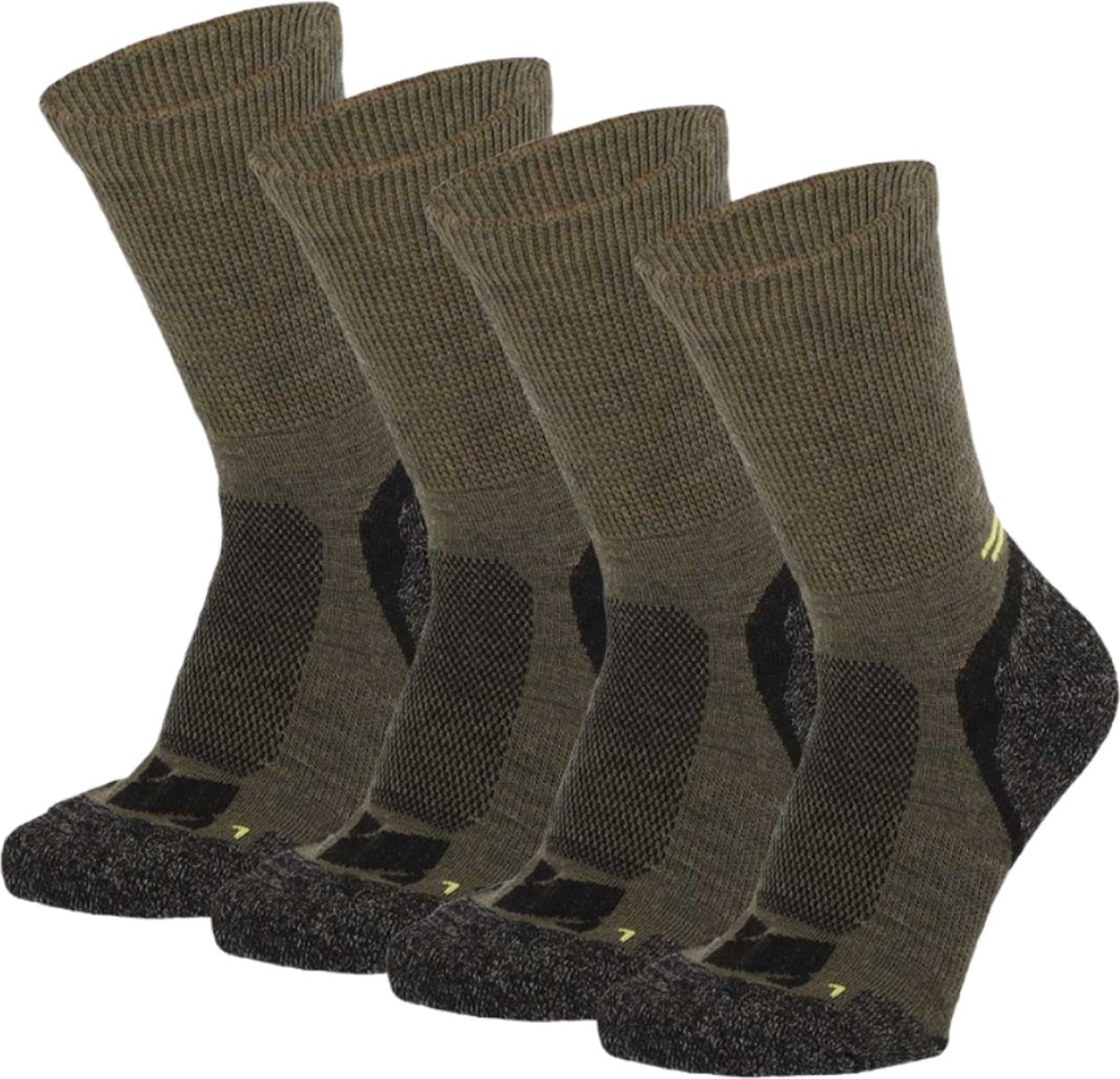 Xtreme hiking sokken – 4-PACK 35-38 Groen