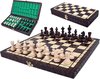 36 cm Made chaakspel, houten schaakbord