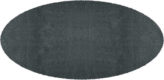 Kleine Wolke Badmat 60 x 100 cm Cony Oval Zwart