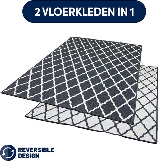 LICIA buitentapijt - Zwart - Vloerkleden
