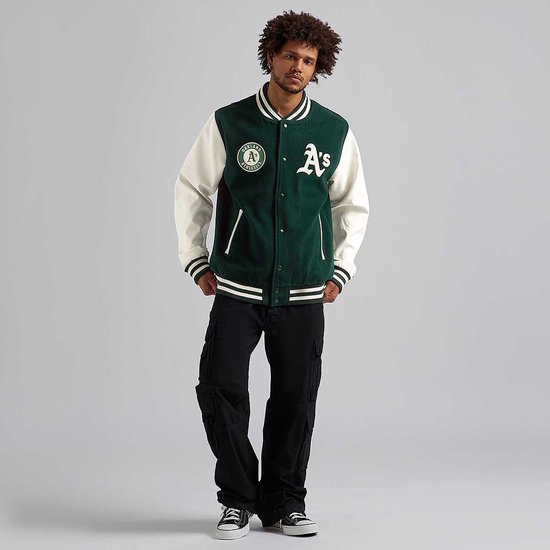 New Era Varsity Jacket - Maat L - Oakland Athletics Heritage - MLB