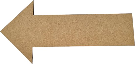Flèches découpées au laser - 8 pièces - 25 cm de large - 12,5 cm de haut - 3 mm MDF