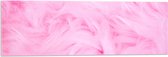 Acrylglas - Roze Veren - 90x30 cm Foto op Acrylglas (Wanddecoratie op Acrylaat)