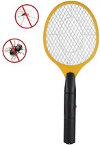 Kwalitatieve Elektrische Vliegenmepper / Muggenmepper / Vliegenverdelger | Muggenval / Flyswatter | Anti-Insecten - Geel