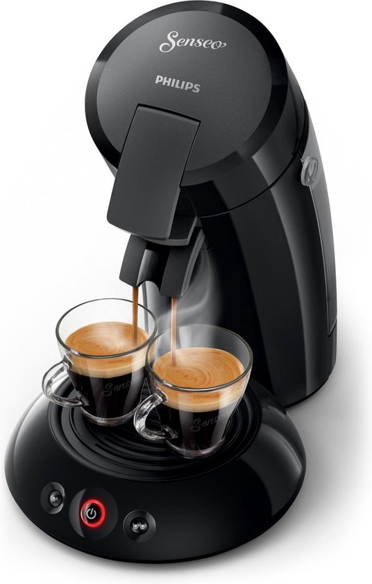 Instelbare functies voor type koffie - Philips HD6554/61 - Philips Senseo HD6554/61 Original - Koffiepadmachine - Zwart