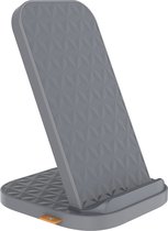 Xtorm 15W iPhone Lader met Oplaadstandaard / Draadloze Oplader iPhone / Wireless Charger - Draadloze Oplader - Geschikt voor iPhone 15 / Apple Lader / iPhone Lader Draadloos - Grijs