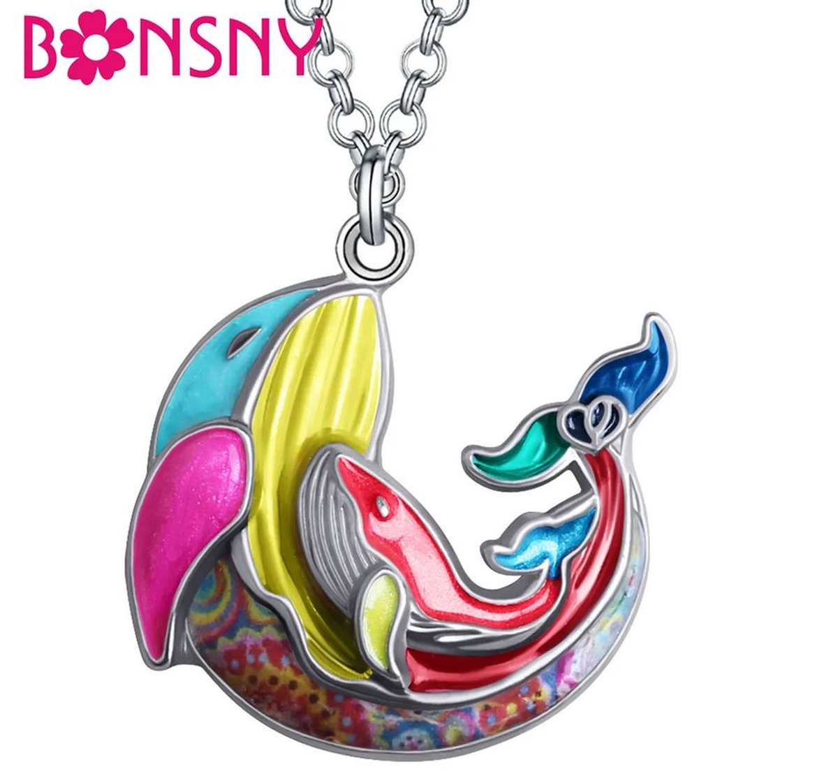 Ketting walvis multicolor