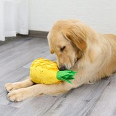 Honden speelgoed - Snuffelmat - Ananas - Interactieve honden puzzel - Snuffel training - IQ Training - Intelligentiespeelgoed - Snuffelen - Huisdier - Brokjes zoeken - Hondenlekkernij zoeken - Ontspanning - Training -