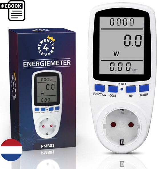Elektriciteitmeter NL - Energiemeter Verbruiksmeter - P1 Meter - Multimeter  - Kwh... | bol.com