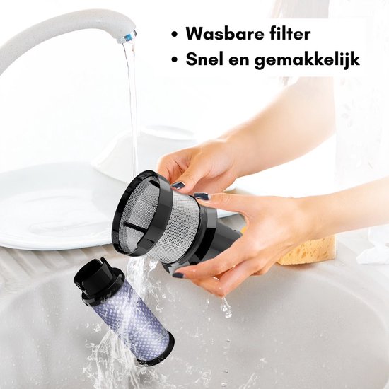 RK Essentials 6in1 Steelstofzuiger Steelstofzuiger Zonder Zak Op Accu