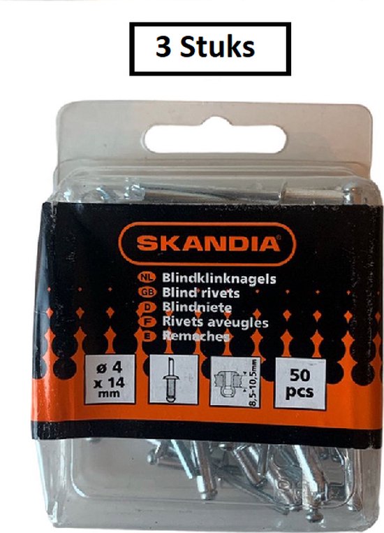 Set 1000 Rivetti In Alluminio 4x14 Mm - Testa Normale, Per Fissaggi Su Metallo E Plastica