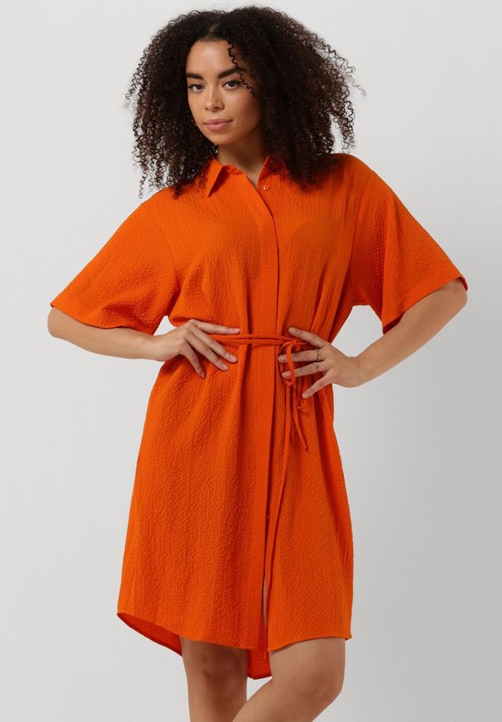 Another Label Liatris Dress Jurken Dames Kleedje Rok Jurk Oranje Maat XS bol