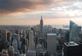 Fotobehang New York City Empire State Building | DEUR - 211cm x 90cm | 130g/m2 Vlies