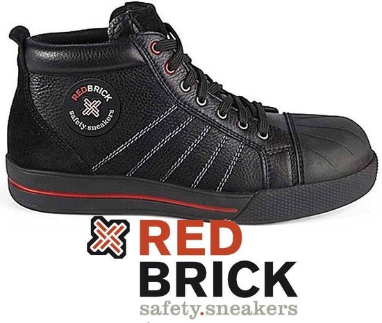 RedBrick Onyx Werkschoenen - Hoog model - S3 - Maat 43 - Zwart | bol.com