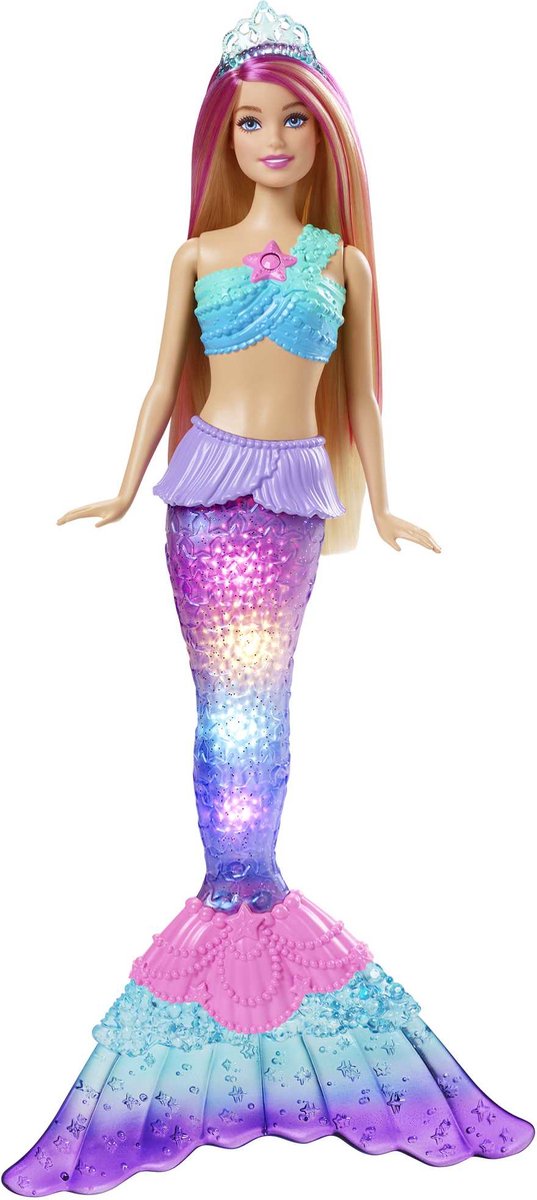 Barbie Dreamtopia - Barbiepop - Zeemeermin met twinkelende lichten — afbeelding 15