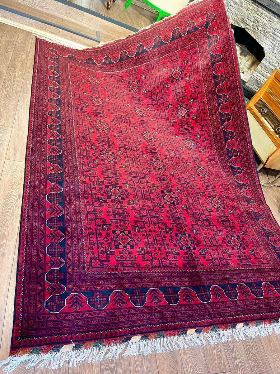 Tapis Sarough - noué à la main - laine - très finement noué - Tapis