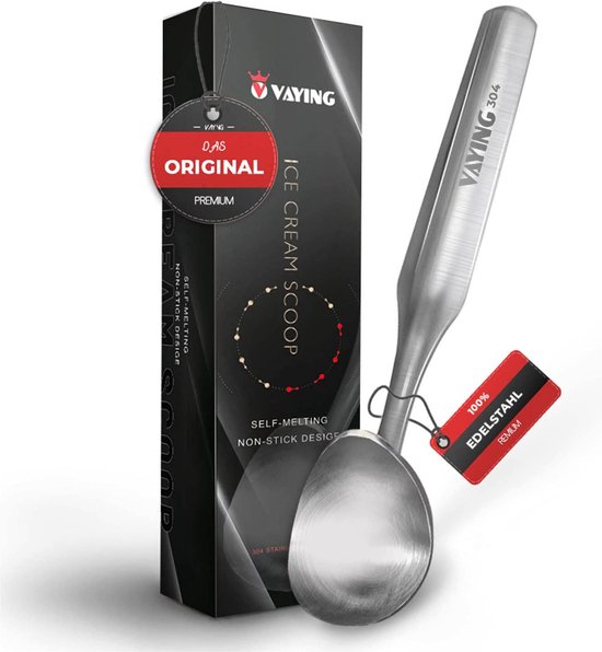 IJslepel - premium ijsschep van roestvrij staal - de ideale ijslepel ...